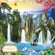 Tranh 3D Sơn Thủy NDST120