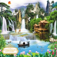 Tranh 3D Sơn Thủy NDST122