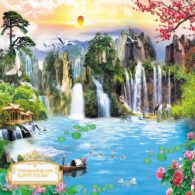 Tranh 3D Sơn Thủy NDST123