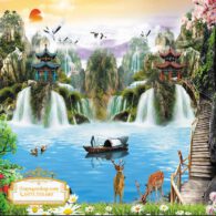 Tranh 3D Sơn Thủy NDST126