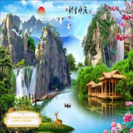 Tranh 3D Sơn Thủy NDST141