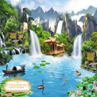 Tranh 3D Sơn Thủy NDST149