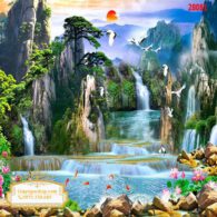 Tranh 3D Sơn Thủy NDST156