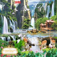 Tranh 3D Sơn Thủy NDST158