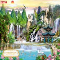 Tranh 3D Sơn Thủy NDST35