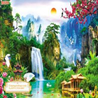 Tranh 3D Sơn Thủy NDST36