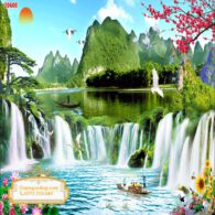 Tranh 3D Sơn Thủy NDST37