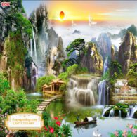 Tranh 3D Sơn Thủy NDST39