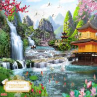Tranh 3D Sơn Thủy NDST40