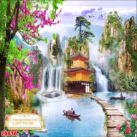 Tranh 3D Sơn Thủy NDST42