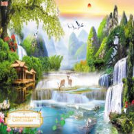 Tranh 3D Sơn Thủy NDST43