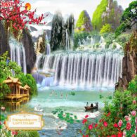 Tranh 3D Sơn Thủy NDST45
