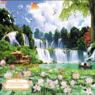 Tranh 3D Sơn Thủy NDST48