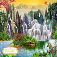 Tranh 3D Sơn Thủy NDST49