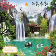 Tranh 3D Sơn Thủy NDST52
