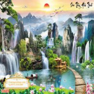 Tranh 3D Sơn Thủy NDST54