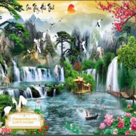 Tranh 3D Sơn Thủy NDST55