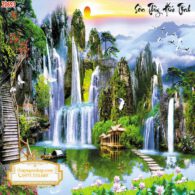 Tranh 3D Sơn Thủy NDST58