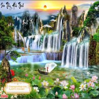 Tranh 3D Sơn Thủy NDST61