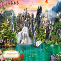 Tranh 3D Sơn Thủy NDST63