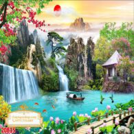 Tranh 3D Sơn Thủy NDST64