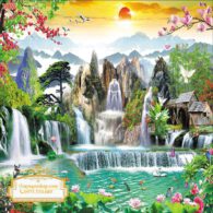Tranh 3D Sơn Thủy NDST68