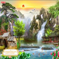 Tranh 3D Sơn Thủy NDST69