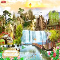 Tranh 3D Sơn Thủy NDST75