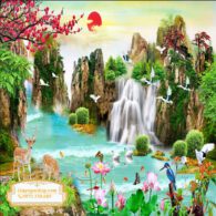 Tranh 3D Sơn Thủy NDST79