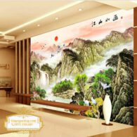 Tranh 3D Sơn Thủy NDST82