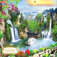 Tranh 3D Sơn Thủy NDST90