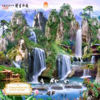 Tranh 3D Sơn Thủy NDST92