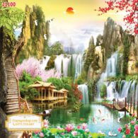 Tranh 3D Sơn Thủy NDST96